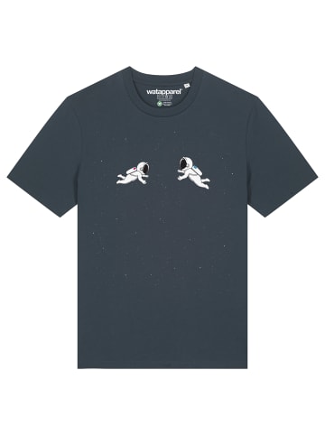 wat? Apparel T-Shirt Space love in India Ink Grey