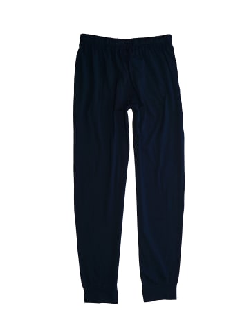 Emporio Armani Emporio Armani Schlafanzug Pyjama aus Bio-Baumwolle und Megalogo in blau