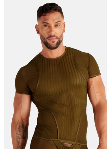 WOH Unterhemd / Shirt Kurzarm Personal Allure in Grün