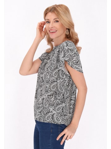 usha FESTIVAL Women Blouse in black white