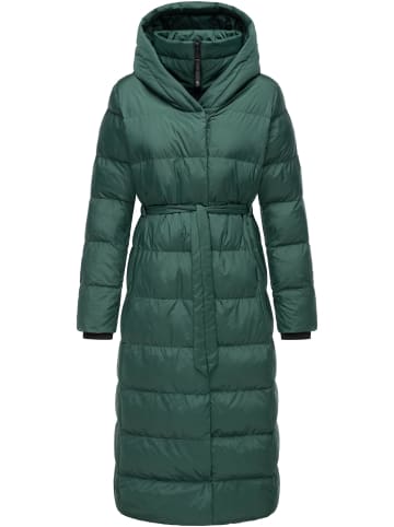 ragwear Steppmantel Niara Long in Forest Green