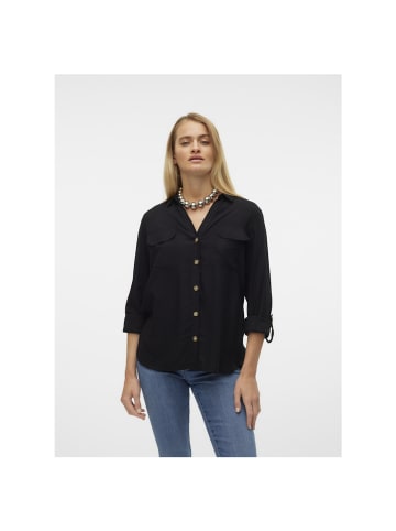Vero Moda Langarmbluse in Black
