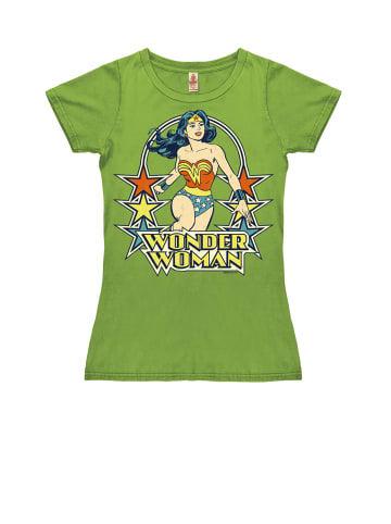 Logoshirt T-Shirt Wonder Woman Stars in Grün