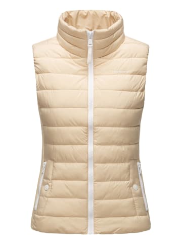 Marikoo Steppweste Reimii in Cream