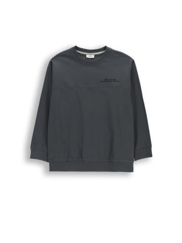 Coccodrillo Baumwoll-langarmshirt in schwarzgrau