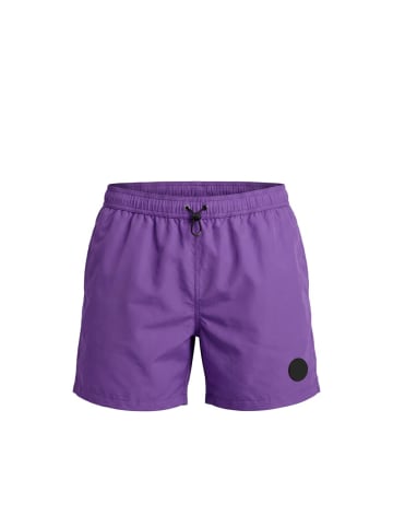 Trussardi Beachwear Lila Polyester Herren Bade Kurz