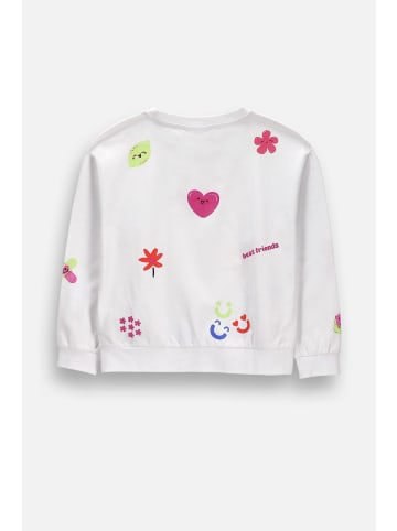 Coccodrillo Langarm-T-Shirt in weiß
