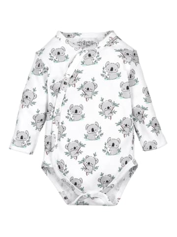 Nini Langarmbody Koala in weiss