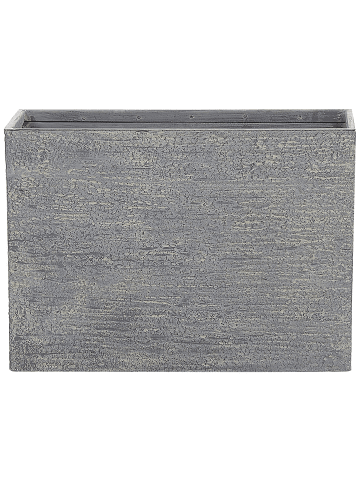 Beliani Outdoor Blumentopf EDESSA in Grau - (W) 80 x (H) 56 x (L) 34 cm