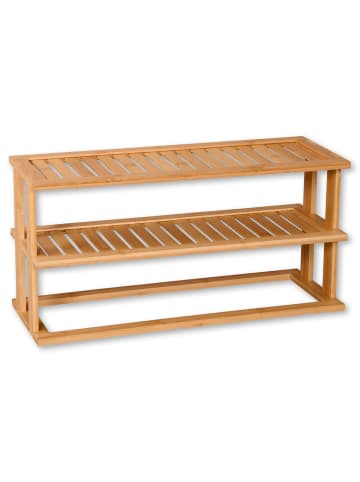 Kesper Küchenregal aus Bambus, 2 Ebenen in Braun, (B) 20 x (H) 27 x (L) 55 cm