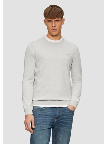 s.Oliver Strickpullover langarm in Grau