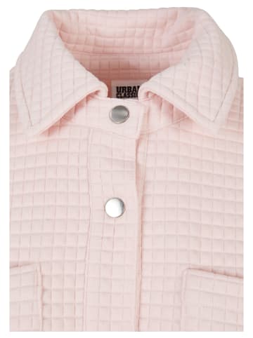 Urban Classics Zip-Kapuzenpullover in pink
