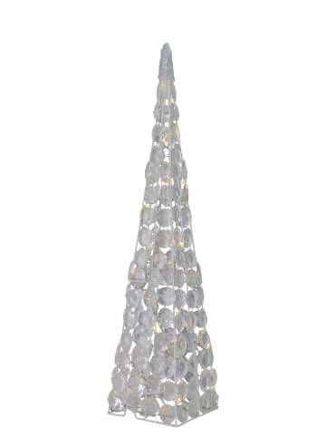 näve LED Acryl Pyramide (H) 45 cm in Klar