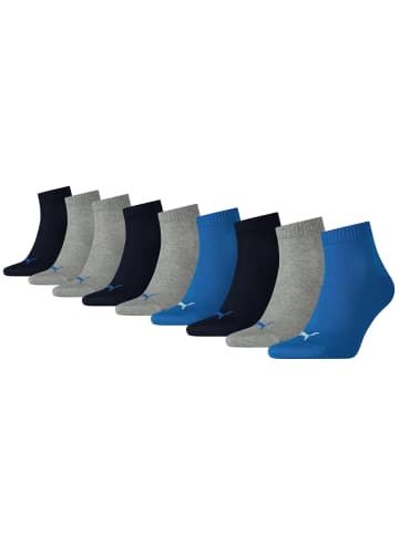 Puma Socken 9er Pack in Grau/Blau