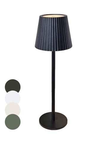 Coen Bakker LED Tischlampe dimmbar Touch Farbwechsler IP44 Innen & Außen 27,5x9,5cm Schwarz