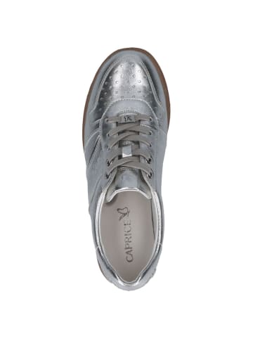 Caprice Sneaker in SILVER METAL.