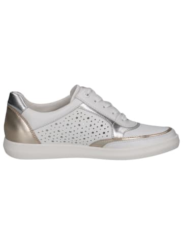 Caprice Sneaker in WHITE/SILVER