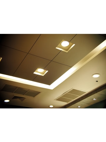 näve LED Einbauleuchte "Point" in weiß - (L)12.5 cm x (B)12.5 cm x (H)6 cm - EEK E