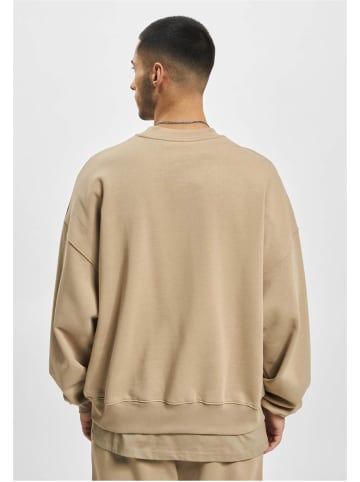 DEF Pullover "Crewneck" in Braun