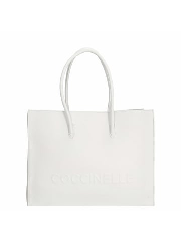 COCCINELLE myrtha Maxi Log - Shopper 36 cm in brillant white