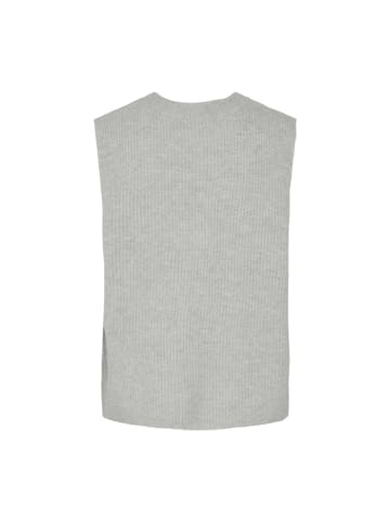 Pieces Pullover in Light Grey Melange
