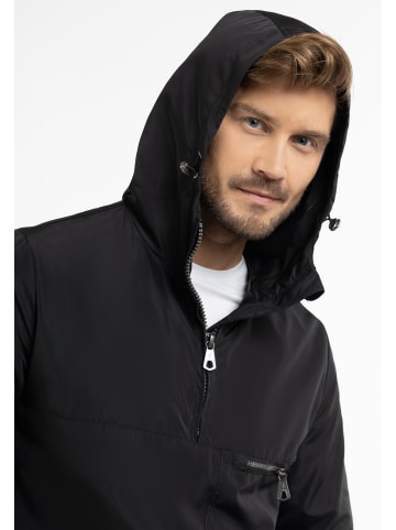 DreiMaster Herren Jacke + Shopping Bag - Set in Schwarz