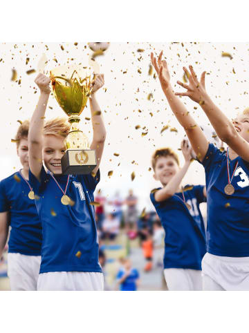 relaxdays 12 x Medaille "1,2,3 Platz" in Mehrfarbig
