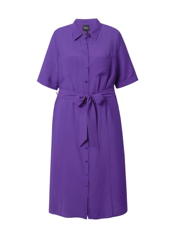 Ulla Popken Hemdblusenkleid in amethyst