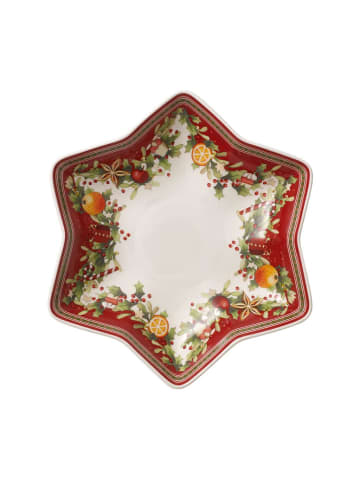 Villeroy & Boch Sternenschale auf Fuß Winter Bakery Delight 27 x 24 cm in bunt