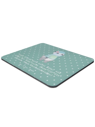 Mr. & Mrs. Panda Mouse Pad Ärztin Pause mit Spruch in Meeresbrise