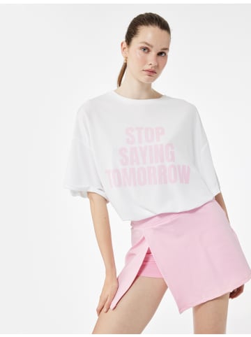 KOTON TSHIRT SS in Weiß