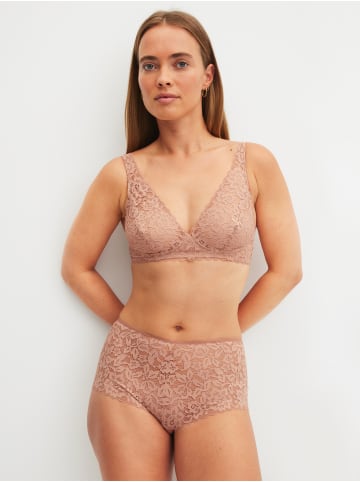 Calida Spitzen-BH in timeless taupe