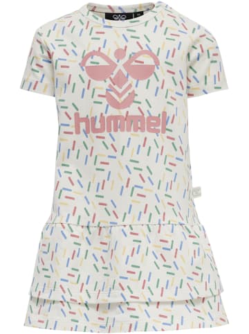 Hummel Kleid S/S Hmlaurora Dress S/S in MARSHMALLOW