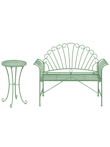 Beliani 2-tlg Bistro Set CAVINIA in Grün