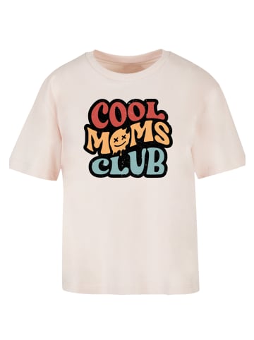 F4NT4STIC T-Shirt Cooler Moms Club Muttertag Retro Vibe in pink
