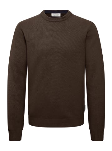 CASUAL FRIDAY Rundhalspullover CFKarl in Braun