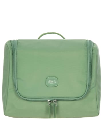 BRIC`s Positano - Kulturbeutel zum Aufhängen 27 cm (emerald green) in sage green