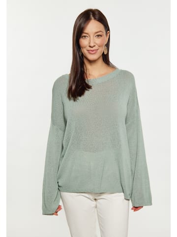 usha WHITE LABEL Pullover in Salbeigrün