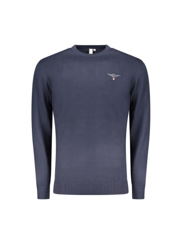 ACCADEMIA MILITARE Blauer Baumwoll-Pullover