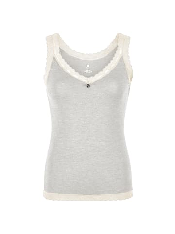 Like It Top in ivory grey