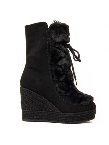 Montevita Stiefel compensées Bottavita21 in Schwarz