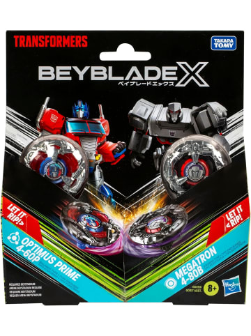 Hasbro Beyblade X Transformers Collab Optimus Prime 4-60P vs.Megatron 4-80B Multipack