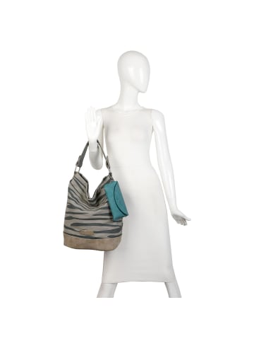 Fritzi aus Preußen Izzy07 Olga Canvas Schultertasche 27 cm zebra wild