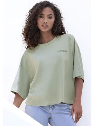 Copenhagen Studios Oversize-Shirt in light olive