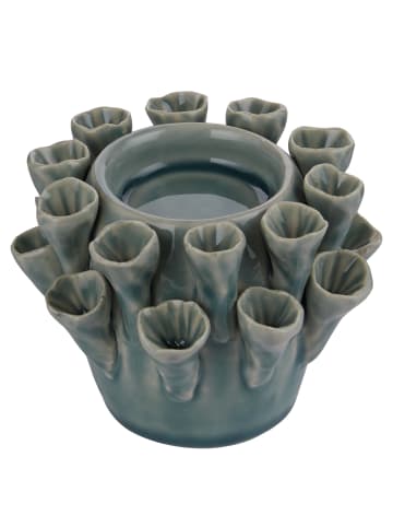 Butlers Teelichthalter CORAL in Türkis