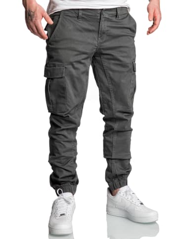 Amaci&Sons Cargo Jogger-Chino RIALTO in Anthrazit