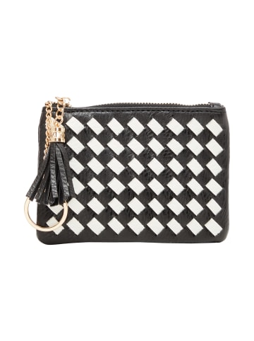 faina Damen Portemonnaie in Schwarz Weiss