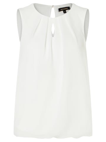 More & More feminines Chiffon-Blusentop in offwhite