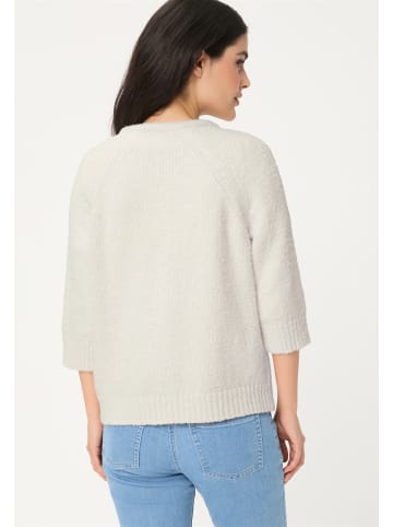 Olsen Strickcardigan in White Silk