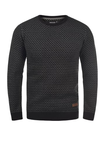 INDICODE Strickpullover IDCoppler 35452MM Strickpulli aus Grobstrick in Schwarz